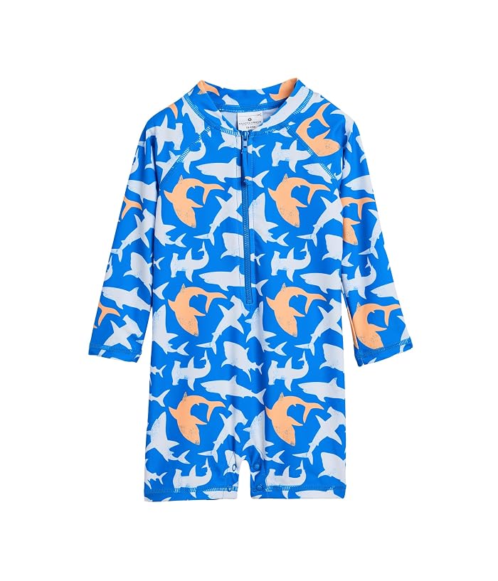 Snapper Rock Kids Shark Squad Long Sleeve Sunsuit (infant) - Image 4