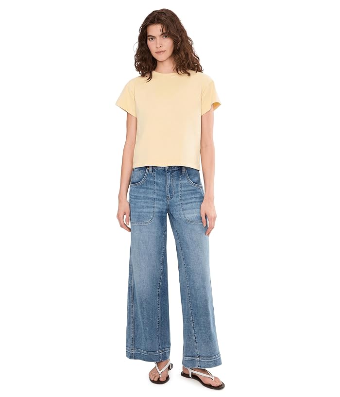 Liverpool Los Angeles Mid-Rise Stride Wide Leg Jeans With Utility Details 30" Inseam - Image 2