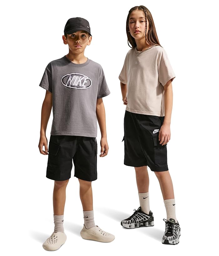Nike Kids Sportswear Club Woven Cargo Shorts (little Kid/Big Kid) - Image 2