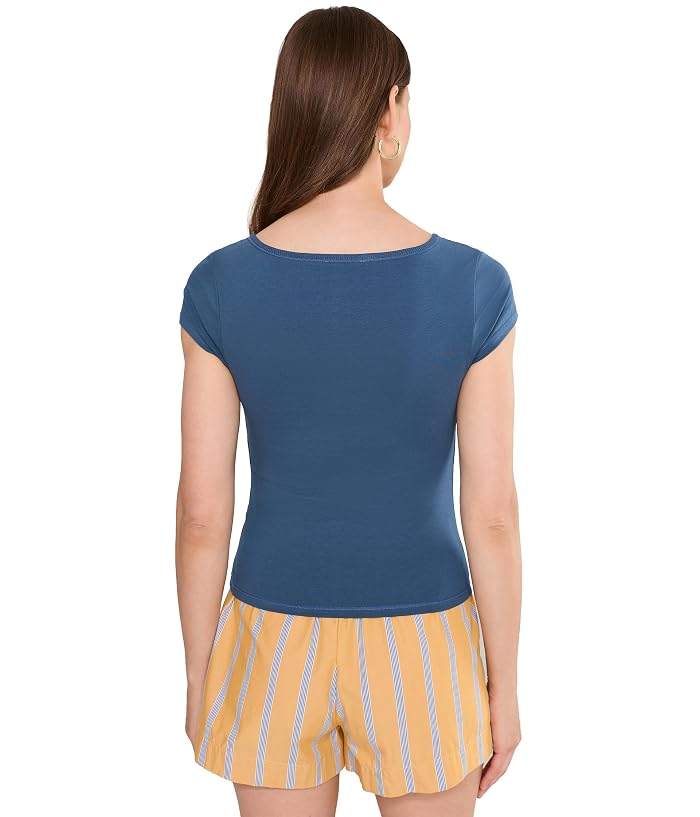 Free People Morning Pages Henley-Soli - Image 4