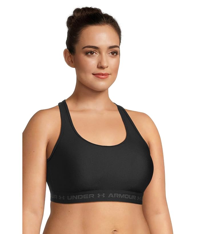 Under Armour Plus Size Crossback Mid Impact Bra - Image 2