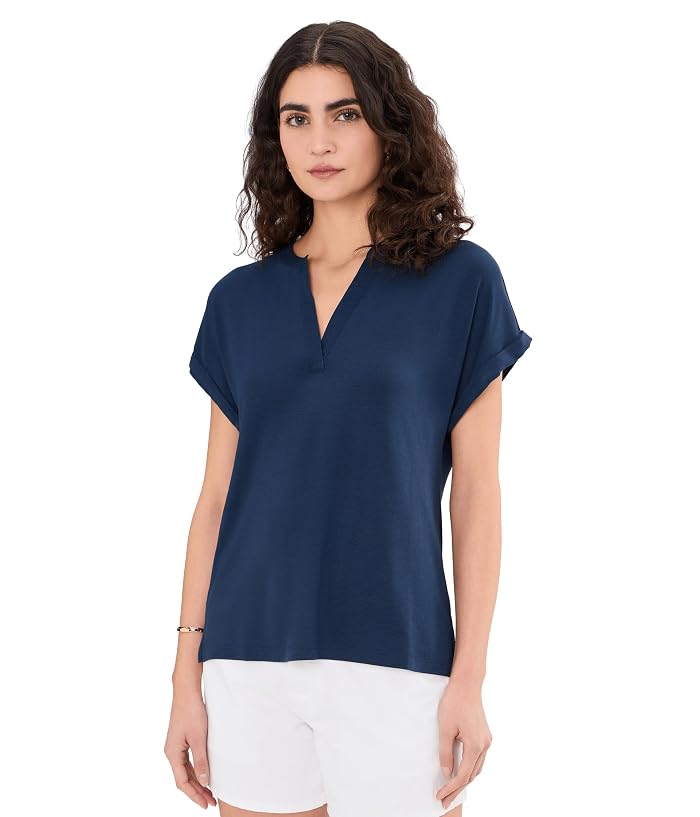 Tommy Bahama Kauai Split Neck Short Sleeve Tee