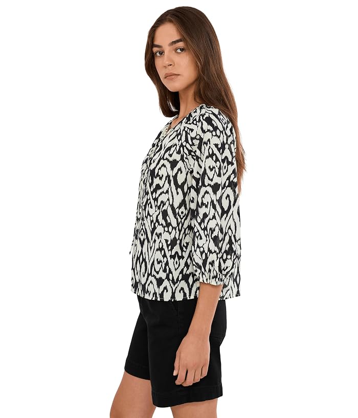 Vince Camuto Lace-Up Raglan Top with Neck Ties - Image 3