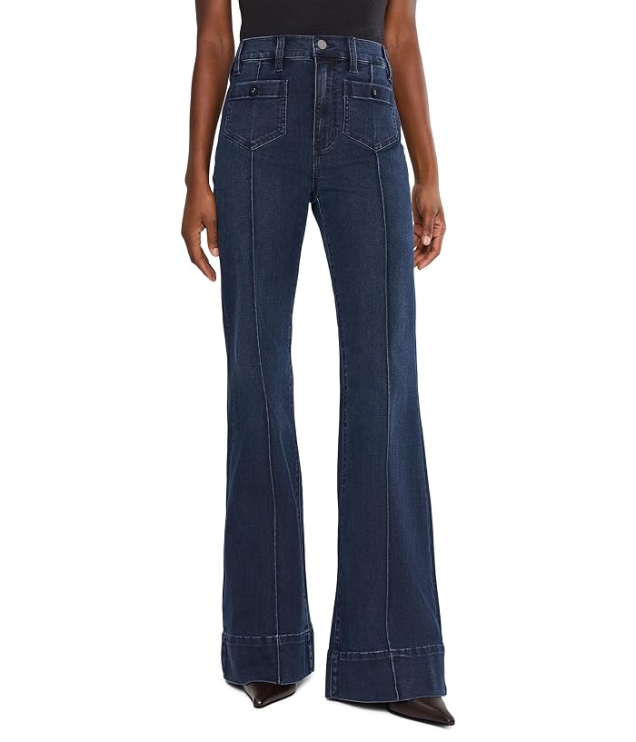Liverpool Los Angeles High-Rise Hannah Flare with Patch Pockets and Pintucks
