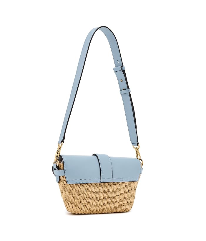 Lauren Ralph Lauren Straw-Leather Small Lynden Shoulder Bag - Image 2