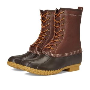 L.L.Bean 10" Bean Boots Shearling Lined Insulated Tumbled Leather