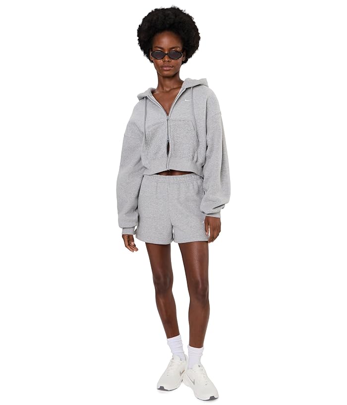 Nike Studio Fleece Mid-Rise 4" Shorts - Image 2
