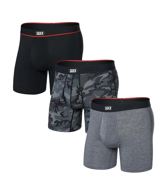 SAXX UNDERWEAR Vibe Extra Super Soft Boxer Brief Fly 3-Pack - Image 4