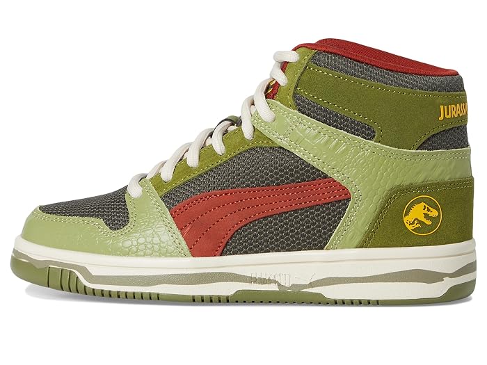 PUMA Kids Rebound Layup Mid Jurassic World Shoes (Big Kid) - Image 4