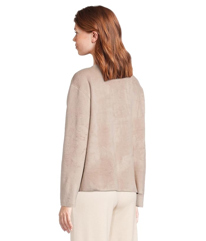 Eberjey Reversible Plush Raw Edge Pullover - Image 3