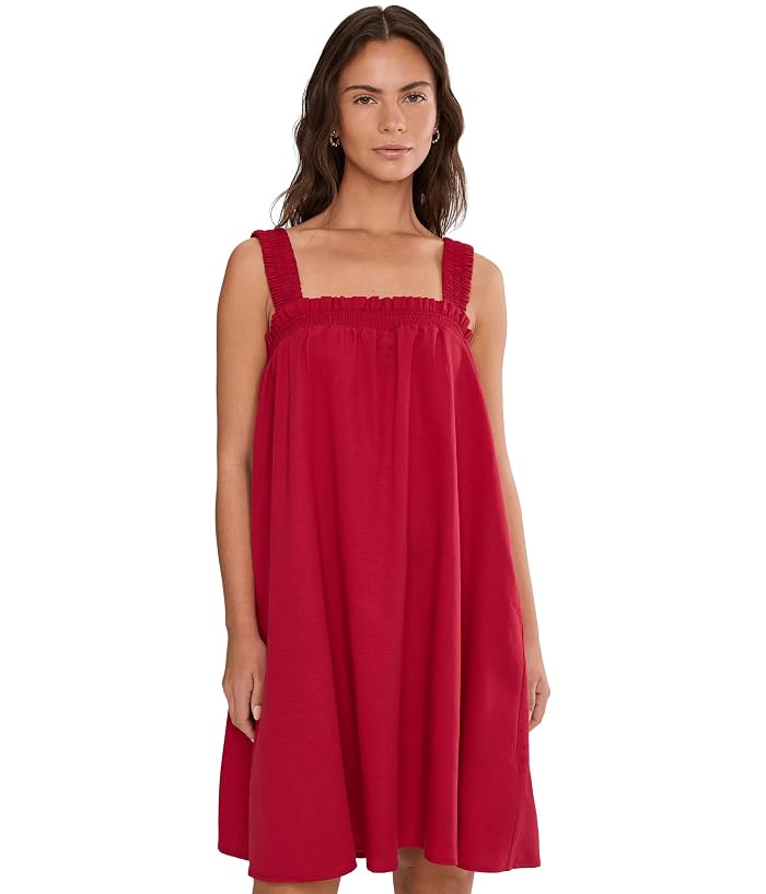 Seafolly Beach Edit Gathered Band Mini Dress
