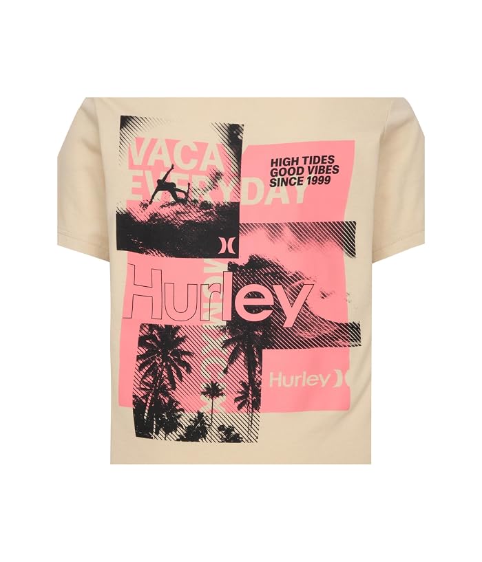 Hurley Kids Blocks Graphic T-Shirt (Little Kid) - Image 3