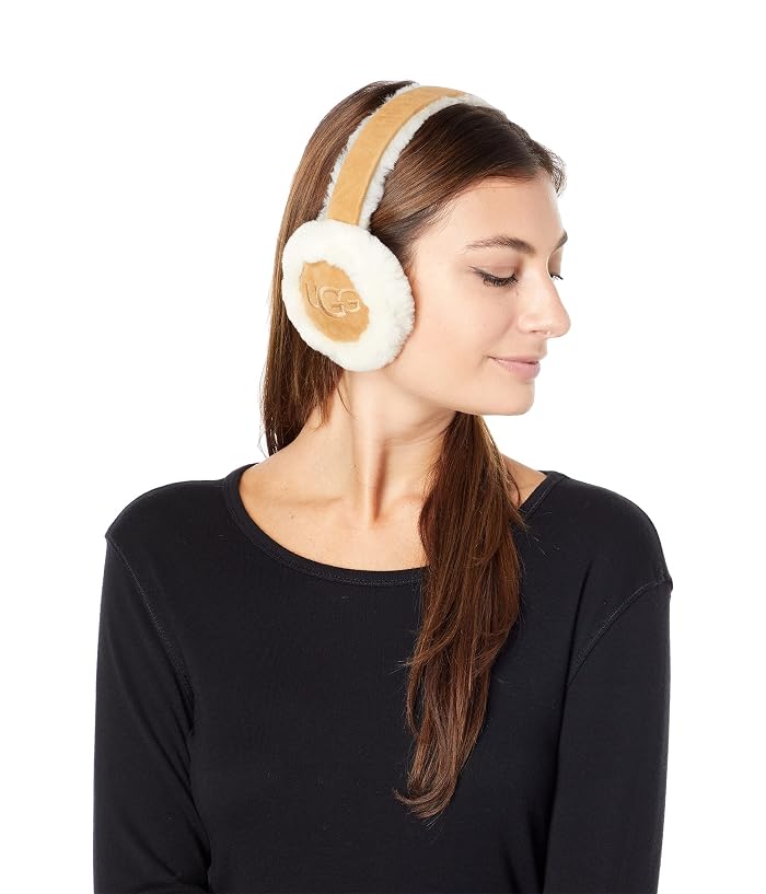 UGG Water Resistant Sheepskin Earmuffs With Embroidered Logo - Image 2