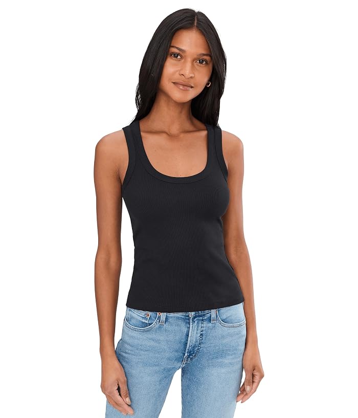 Madewell (Re)Generative Cotton Ribbed Scoop Neck Tank