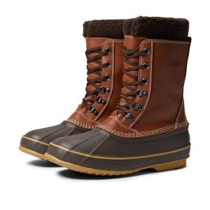 L.L.Bean Snow Boots Tumbled Leather Lace