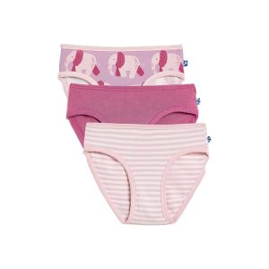 Kickee Pants Kids Print Girl's Underwear Set of 3
