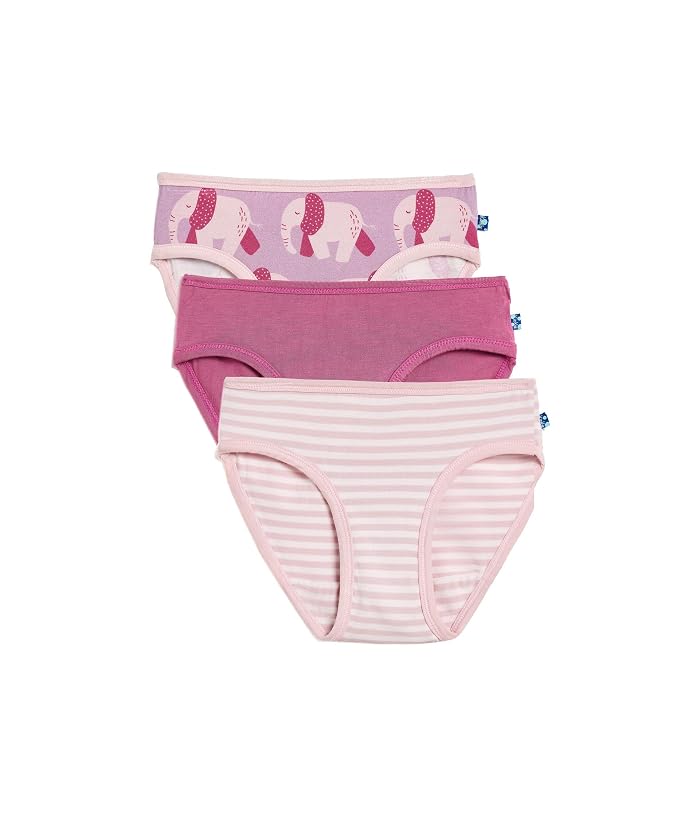 Kickee Pants Kids Print Girl's Underwear Set of 3