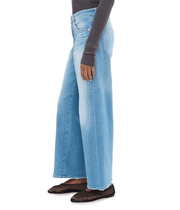 AG Jeans Saige Mid-Rise Wide Leg Crop in Expedition - Image 3