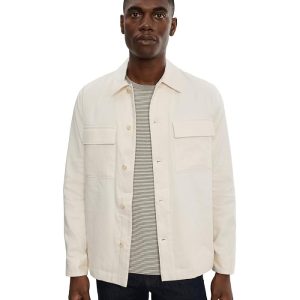 Vince Stretch Linen Chore Coat