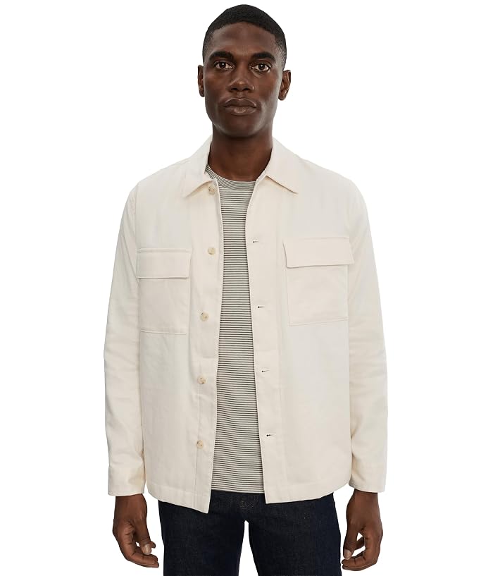 Vince Stretch Linen Chore Coat
