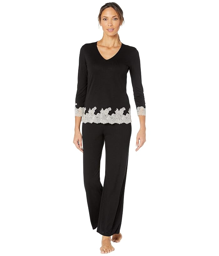 Natori Luxe Shangri-La Long Sleeve PJ Set