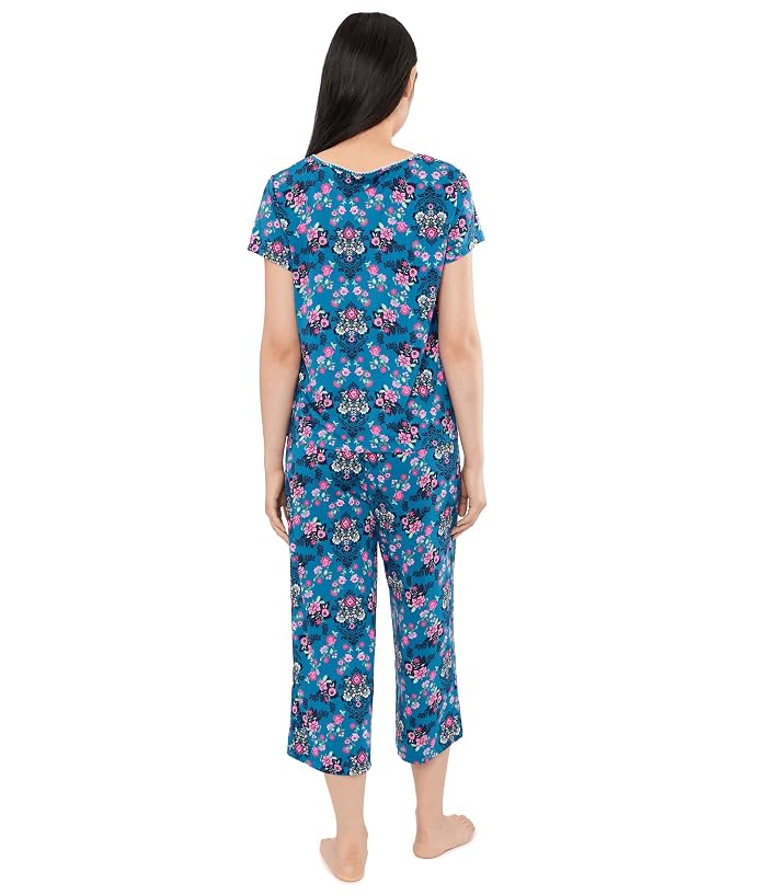 Karen Neuburger Henley Top & Crop Pantss Pajama Set - Image 3