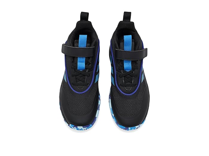 adidas Kids Own The Game 3.0 Mid Top Elastic Lace & Strap Basketball (Little Kid/Big Kid) - Image 2