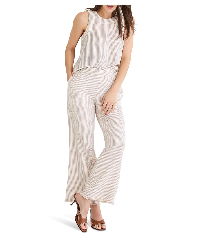NIC+ZOE 28" Pinstripe Gauze Wide Leg Pant - Image 2
