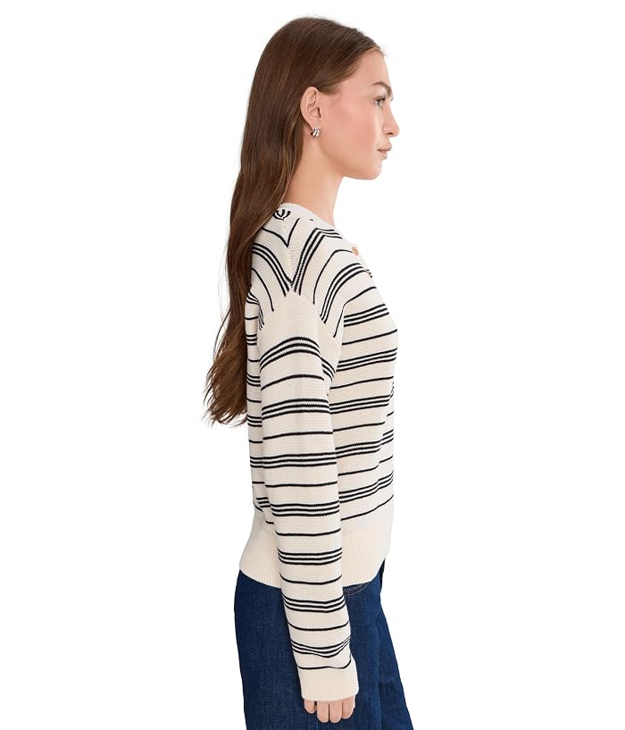 Sanctuary Striped Henley Sweater - Image 3