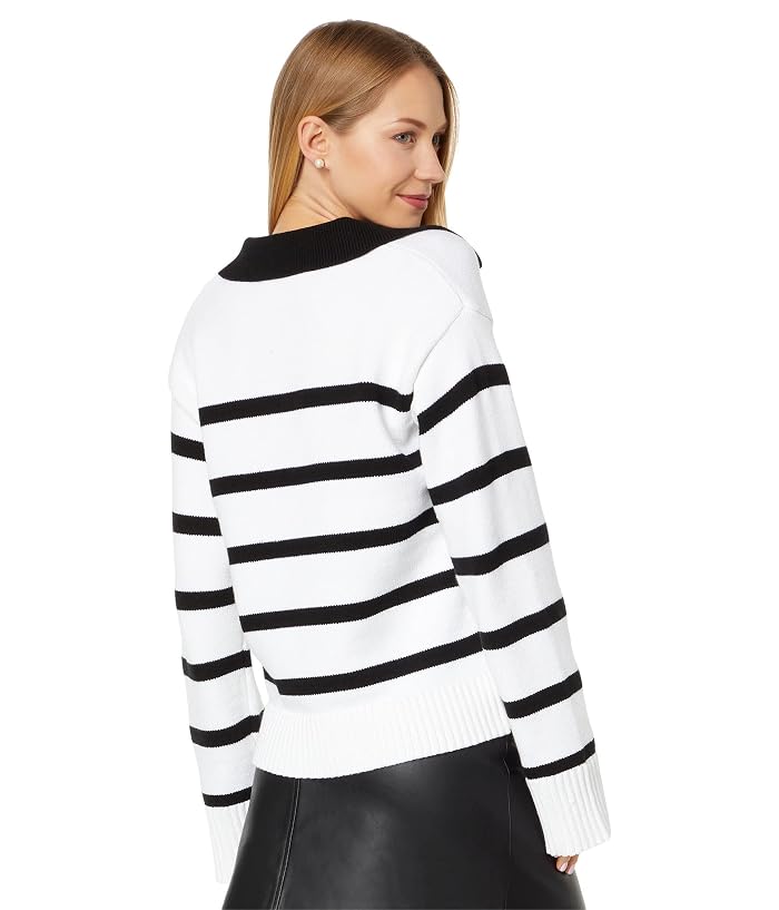 English Factory Striped Collared Sweater - Image 2