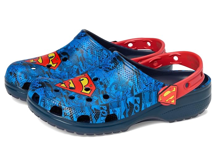 Crocs Kids Classic Superman Clogs (Little Kid/Big Kid)
