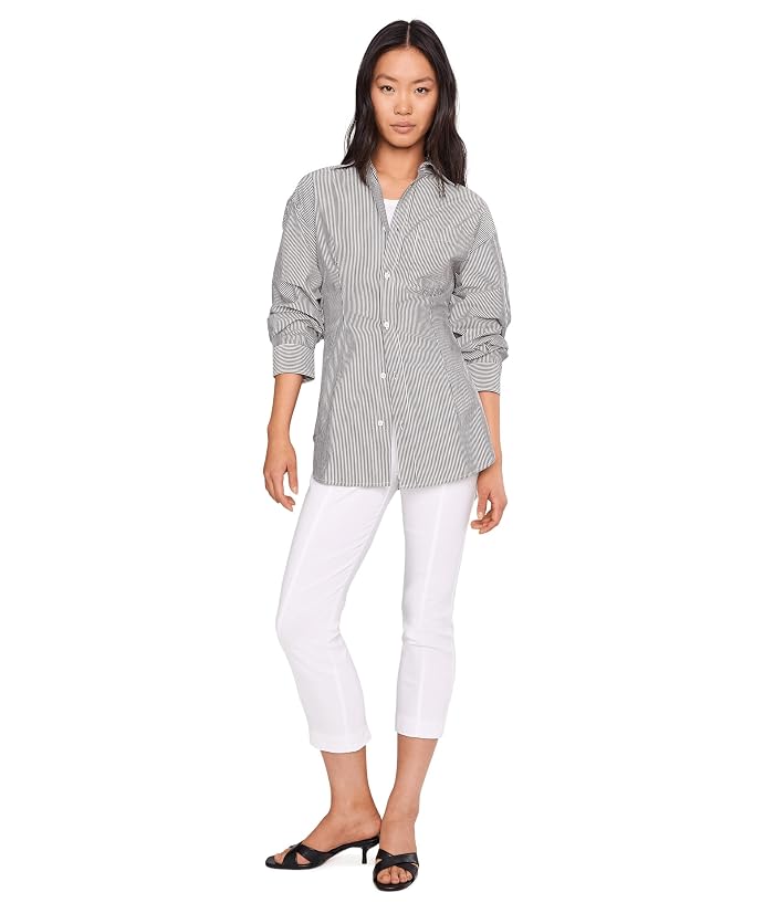 Elliott Lauren Control Stretch Crop Pants with Vertical Faux Pocket Detail - Image 2