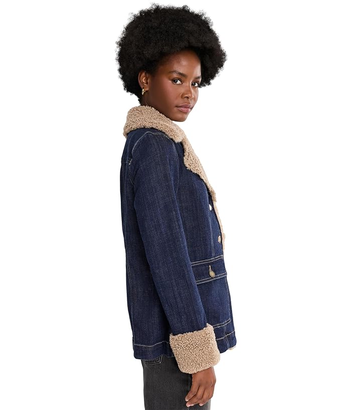 Liverpool Los Angeles Sherpa Trimmed Notch Collar Jacket - Image 3
