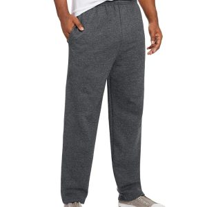 Hanes EcoSmart Open Leg Pant with Pockets