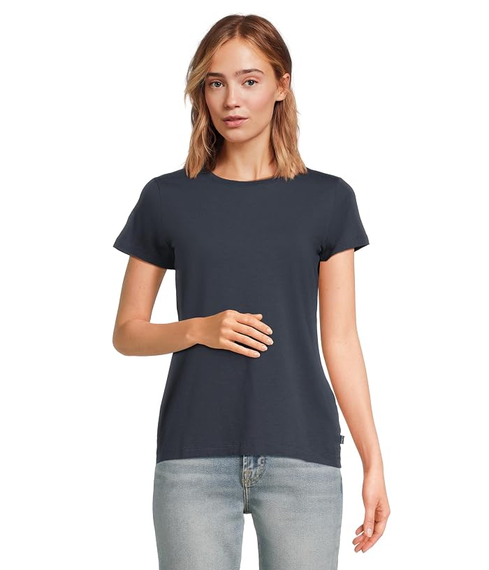 L.L.Bean Soft Stretch Supima Crew Neck Short Sleeve Tee