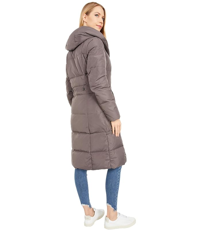 Cole Haan Zip Front Down Coat w/ Dramatic Oversized Hood - Image 3