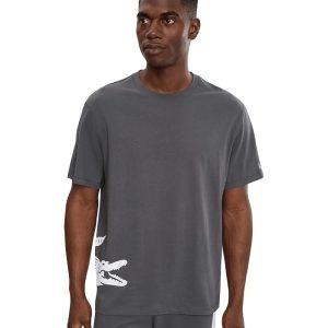 Lacoste Printed Cotton Loungewear T-Shirt