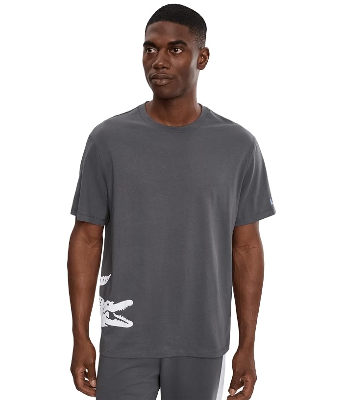 Lacoste Printed Cotton Loungewear T-Shirt