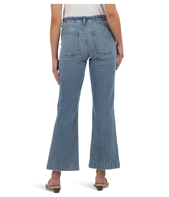 KUT from the Kloth Kelsey High Rise Ankle Flare Clean Hem - Image 3