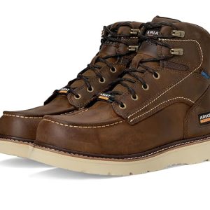 Ariat Work Rebar Wedge Moc Toe 6" Waterproof Work Boots
