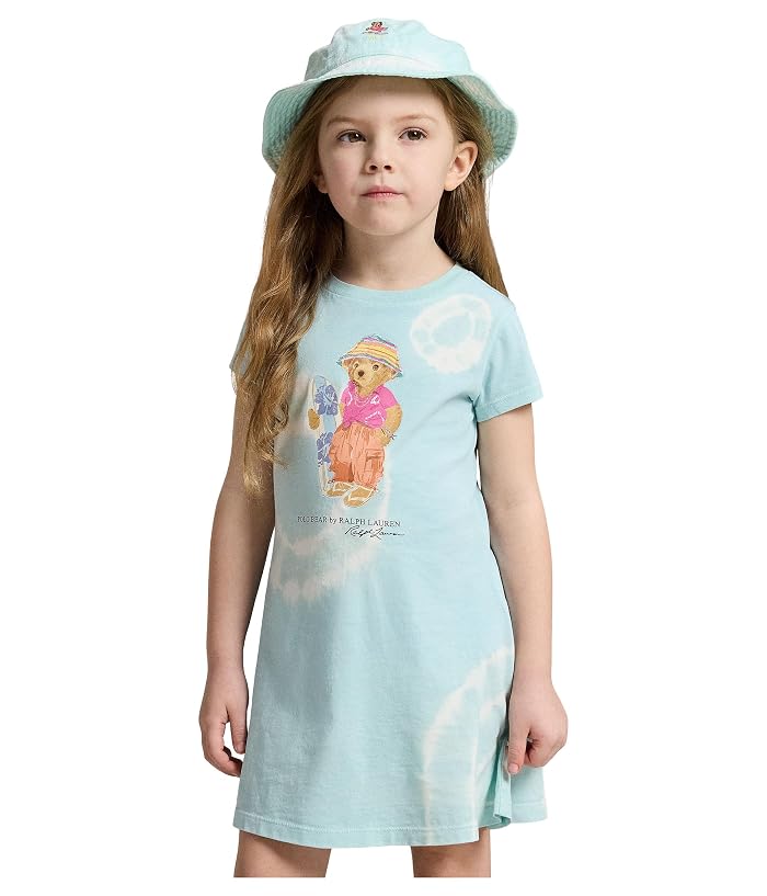 Polo Ralph Lauren Kids Tie-Dye Polo Bear Cotton Jersey Dress (Toddler/Little Kid) - Image 4