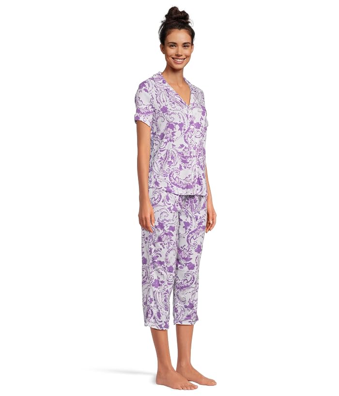Karen Neuburger Two Piece Capri Girlfriend Pajama Set - Image 2