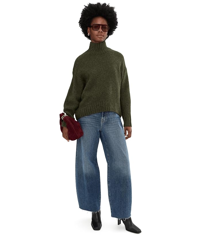 Madewell Fluffy Wool Balham Hi-Low Turtle - Image 2