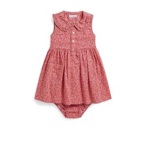 Polo Ralph Lauren Kids Floral Cotton Shirtdress & Bloomer (Infant)