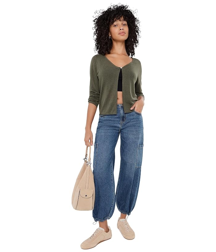 DAZE Mirage Mid-Rise Cargo Harem in Snap - Image 2