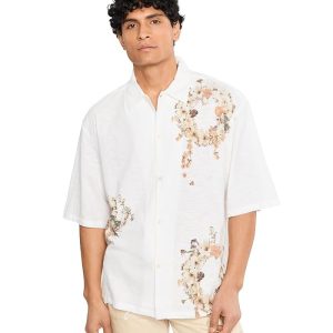 AllSaints Fleur Lis Short Sleeve Shirt