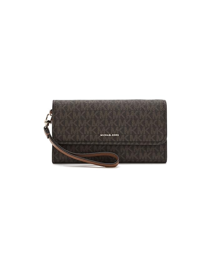 MICHAEL Michael Kors Jet Set Medium Flap Double Zip Wristlet