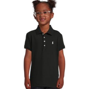 Polo Ralph Lauren Kids Short Sleeve Mesh Polo Shirt (Big Kids)