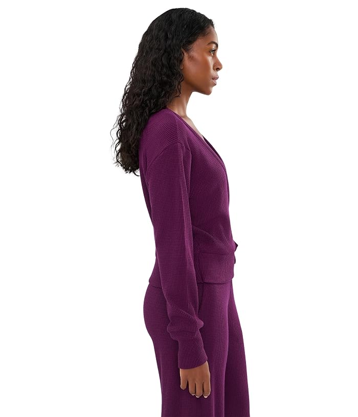 Beyond Yoga Rest Day Waffle Wrap Pullover - Image 3