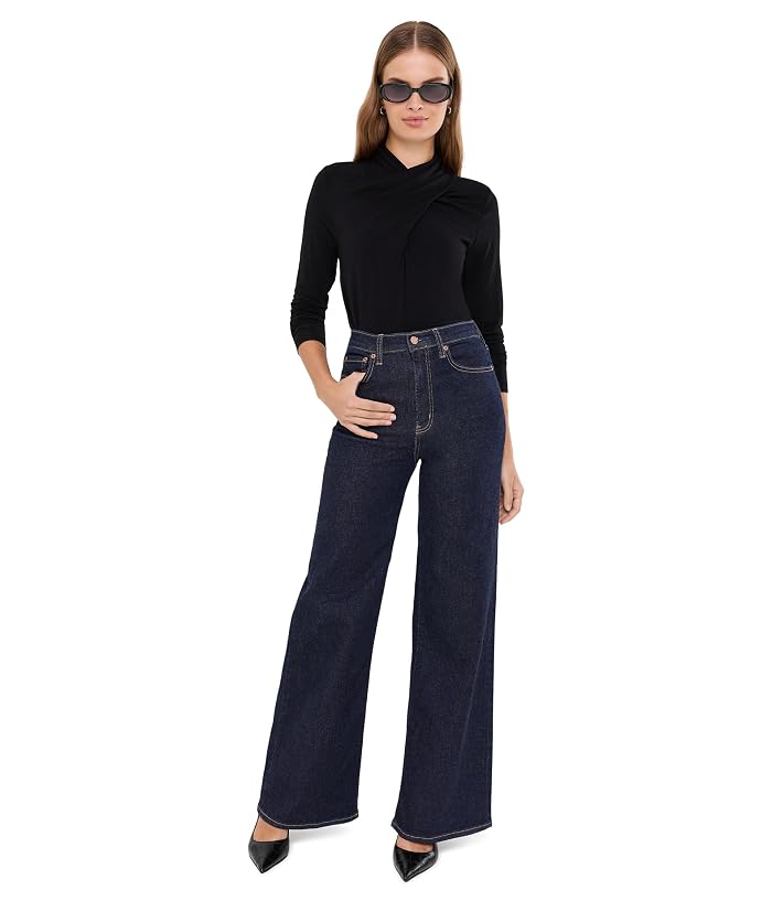 Liverpool Los Angeles Long Sleeve Wrap Neck Knit Top - Image 2